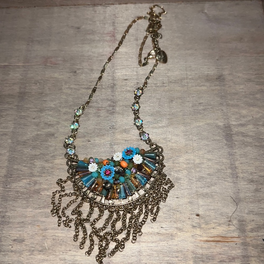 Multi Color Stone Necklace